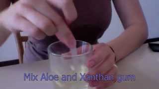 How to Aloe Vera Gel from aloe juice [upl. by Eddina228]