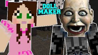 Minecraft  THE CREEPY DOLL FACTORY  The Doll Maker  Custom Map [upl. by Hippel]