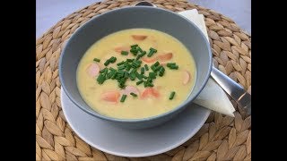 Thermomix TM 5  Leckere Kartoffelsuppe mit Karotten amp Wienerle  Thermilicious [upl. by Sachi272]