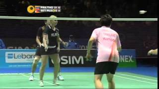 SF  XD  S ThoungthongkamS Prapakamol vs Anastasia RusskikhH Setiawan  2011 All England Open [upl. by Sorodoeht]