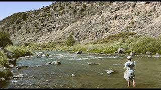 Fishing The Rio Grande Gorge in Taos New Mexico [upl. by Zurc]