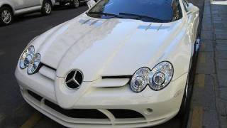 White Mercedes SLR [upl. by Johiah]