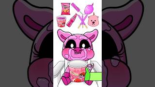 Pink Emoticon Mukbang [upl. by Stillas]