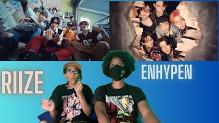 ENHYPEN Brought The Heat Back amp RIIZE  Lucky MV REACTION [upl. by Orford916]