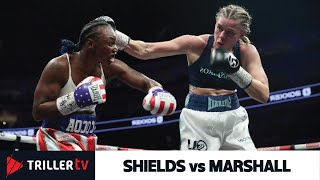 What e braw Claressa Shields vs Savannah Marshall Full Fight [upl. by Brett]