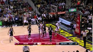 Paul Millsap dunks over Hassan Whiteside [upl. by Kelda]