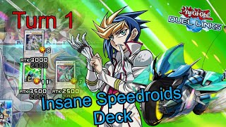 The Most Insane Speedroid Deck  New Card HiSpeedroid Clear Wing Rider  YuGiOh Duel Links [upl. by Pantia]