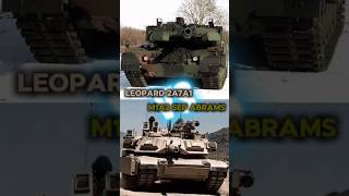 Leopard 2A7A1 vs M1A2 SEP Abrams comparison tank tankcomparison leopardtank abramstank [upl. by Nesahc112]