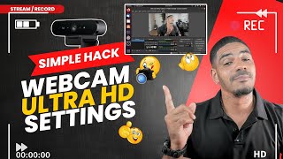 How To IMPROVE Your Webcam Quality OBS  ULTIMATE SETTINGS 🔥 [upl. by Solegnave]