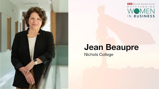 Jean Beaupre Dean for the School of Business Nichols College  WBJ 2024 OWIB Awards [upl. by Abbotsen651]