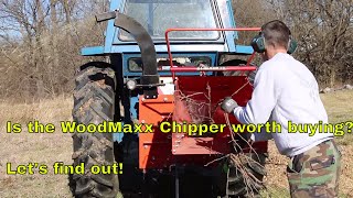 WoodMaxx WM 8H Woodchipper PTOIs it Worth the Money [upl. by Llerdnod]