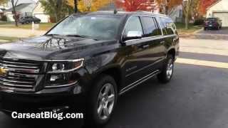 2015 Chevy Suburban Review Kids Carseats amp Safety [upl. by Cosmo]