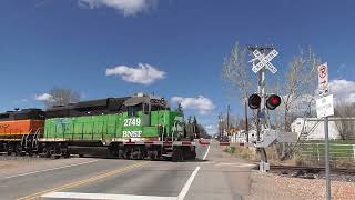 N 75th Street Railroad Crossing  Hygiene CO [upl. by Otreblada]