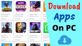 How to download games and apps from Playstore in PC [upl. by Aset863]