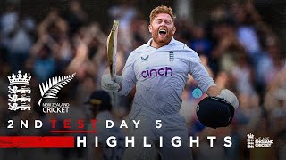 Unbelievable Run Chase  Highlights  England v New Zealand  Day 5  2nd LV Insurance Test 2022 [upl. by Narot299]