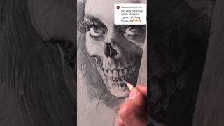 Drawing Rio Vidal as Lady death from Agatha All Alongart drawing anatomy [upl. by Hogen]