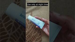 Benzoyl peroxide gel 25  result in one week  acnetreatment skincare reviewlist shorts [upl. by Wenona192]