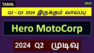 Hero MotoCorp 2024 Q2 Q3 இருக்கும் வாய்ப்பு [upl. by Lyontine931]