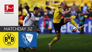 Borussia Dortmund  VfL Bochum 34  Highlights  Matchday 32 – Bundesliga 202122 [upl. by Yralih]