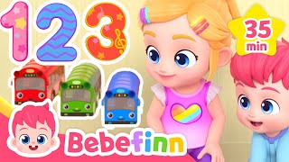 123 and more Learn Numbers with Bebefinn  Song Compilation  Nursery Rhymes amp Kids Songs [upl. by Leachim]