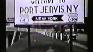 Driving Across Matamoras PA Port Jervis NY Bridge 1941 Pike St [upl. by Bodkin]