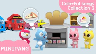 Learn and Sing with Miniforce  Colorful songs Collection ver2  Color play  MiniPang TV 3D Song [upl. by Anayk252]