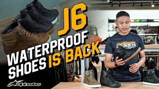 Sneaker J6 Waterproof buat jalanjalan keren buat riding apalagi  Deride Review [upl. by Lambertson437]