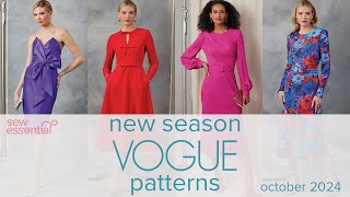 New Season Vogue Patterns  October 2024 [upl. by Ahsitneuq721]