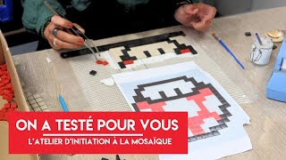 On a testé pour vous…l’atelier d’initiation à la mosaïque  🤩 [upl. by Lorene]