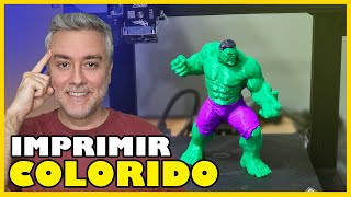 Como imprimir modelos 3D colorido em QUALQUER IMPRESSORA 3D [upl. by Gavrila]