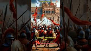 Formazione “testuggine” dell’esercito romano history historyfacts shortsvideoshorts storia [upl. by Eolhc]