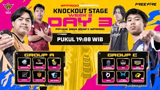 ID FFWS SEA 2024 Spring  Knockout Stage  Day 6 [upl. by Yetac]