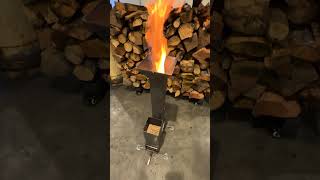 Pellet rocket stove [upl. by Ainehta]