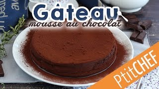 Recette de gâteau mousse au chocolat  Ptitchefcom [upl. by Myo619]