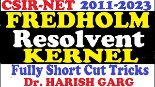 Fredholm Equation  Resolvent Kernel  Fully Short Cut Tricks [upl. by Mumford]