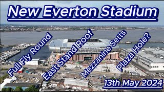 New Everton Stadium  13th May  Bramley Moore Dock  Latest Progress Update efc toffees [upl. by Christen]