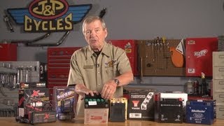 Motorcycle Batteries amp Chargers by JampP Cycles [upl. by Lubet105]