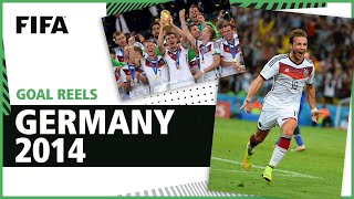 🇩🇪 All of Germanys 2014 World Cup Goals  Gotze Klose Muller amp more [upl. by Dnaltruoc914]