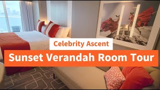 Celebrity Ascent Sunset Verandah Room Tour [upl. by Renba]