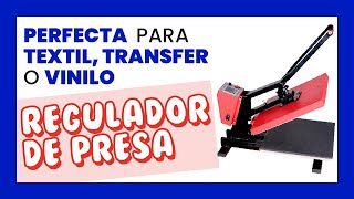 🔥 Plancha transfer PROFESIONAL para camisetas PMA 4050 M [upl. by Yatnohs]