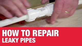 How To Repair Leaky Pipes  Ace Hardware [upl. by Ahsatal]