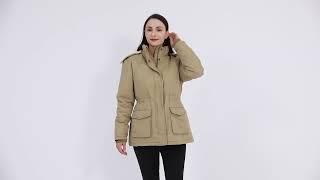 WenVen Womens Winter Warm Sherpa Lined Jacket Heavy Parka Coat [upl. by Andromeda]