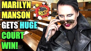 Marilyn Manson gets HUGE Legal Win BIG Case Dismissed [upl. by Lewert]