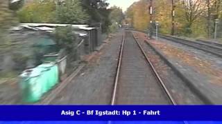 Hi8cam Führerstandsmitfahrt Niedernhausen  Igstadt  Wiesbaden [upl. by Sheya]