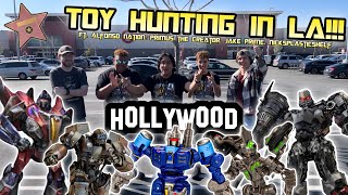 EPIC TRANSFORMERS TOY HUNT IN LA FT ALFONSO NATION  EXECS SICK FINDS  MORE transformers [upl. by Allie]