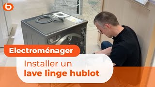 Comment installer et brancher un lave linge hublot  I Boulanger [upl. by Egroj]