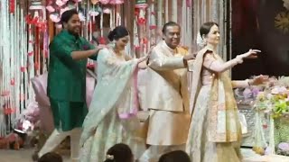 Nita amp Mukesh Ambani dance in joyous mood celebrating Anant  Radhika engagement [upl. by Aryt542]