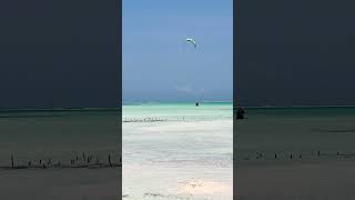 Jambiani Beach while tide withdrawing travel jambianibeach tanzania zanzibar занзибар [upl. by Atinna]