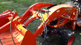 Kubota bucket grapple [upl. by Nitsirk]