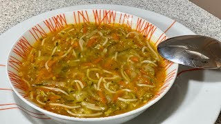 LA SOUPE DE LÉGUMES EXPRESS POUR UN REPAS DE DERNIÈRE MINUTE🍲 Recette facile👩🏻‍🍳 Deli Cuisine [upl. by Goodard880]